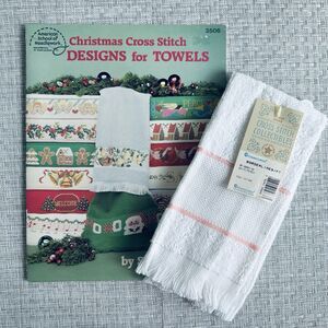 Christmas Cross Stitch Designs for Towels & Cross Stitch Fingertip Towel Set